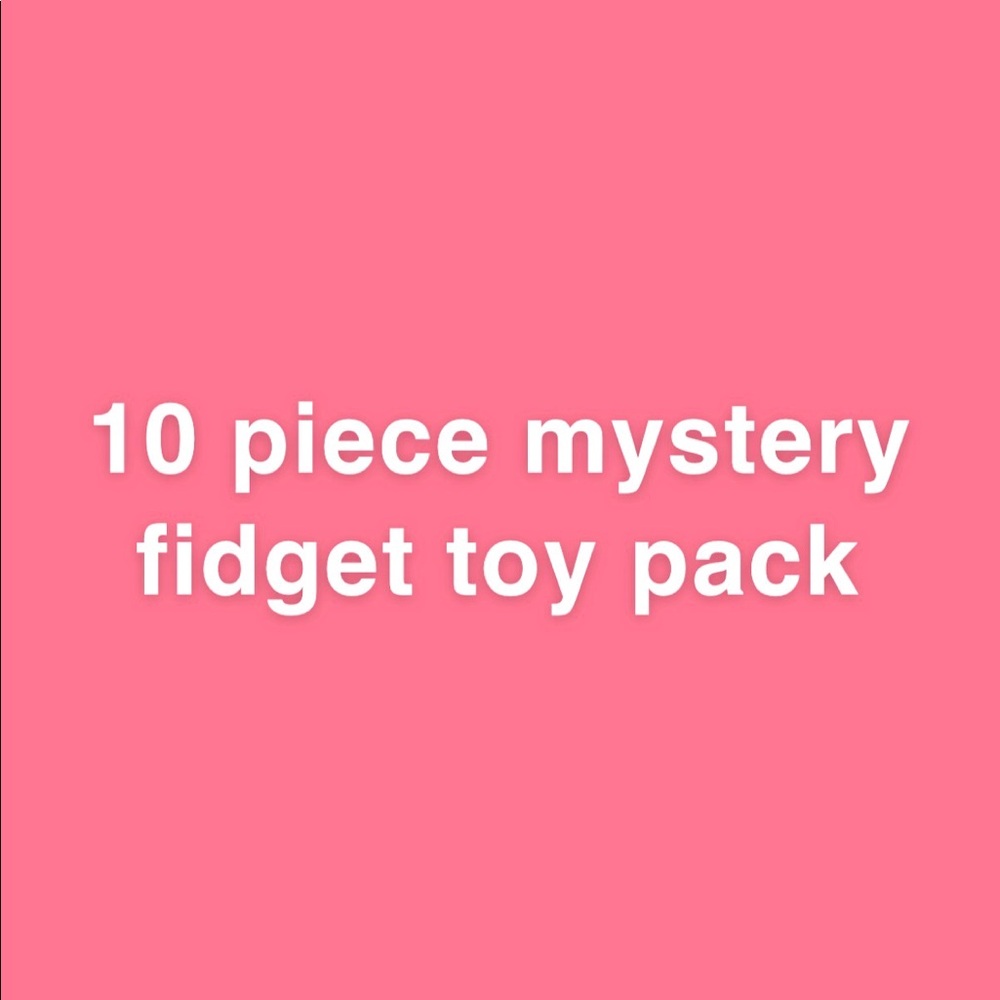 Fidget toy pack five set variety